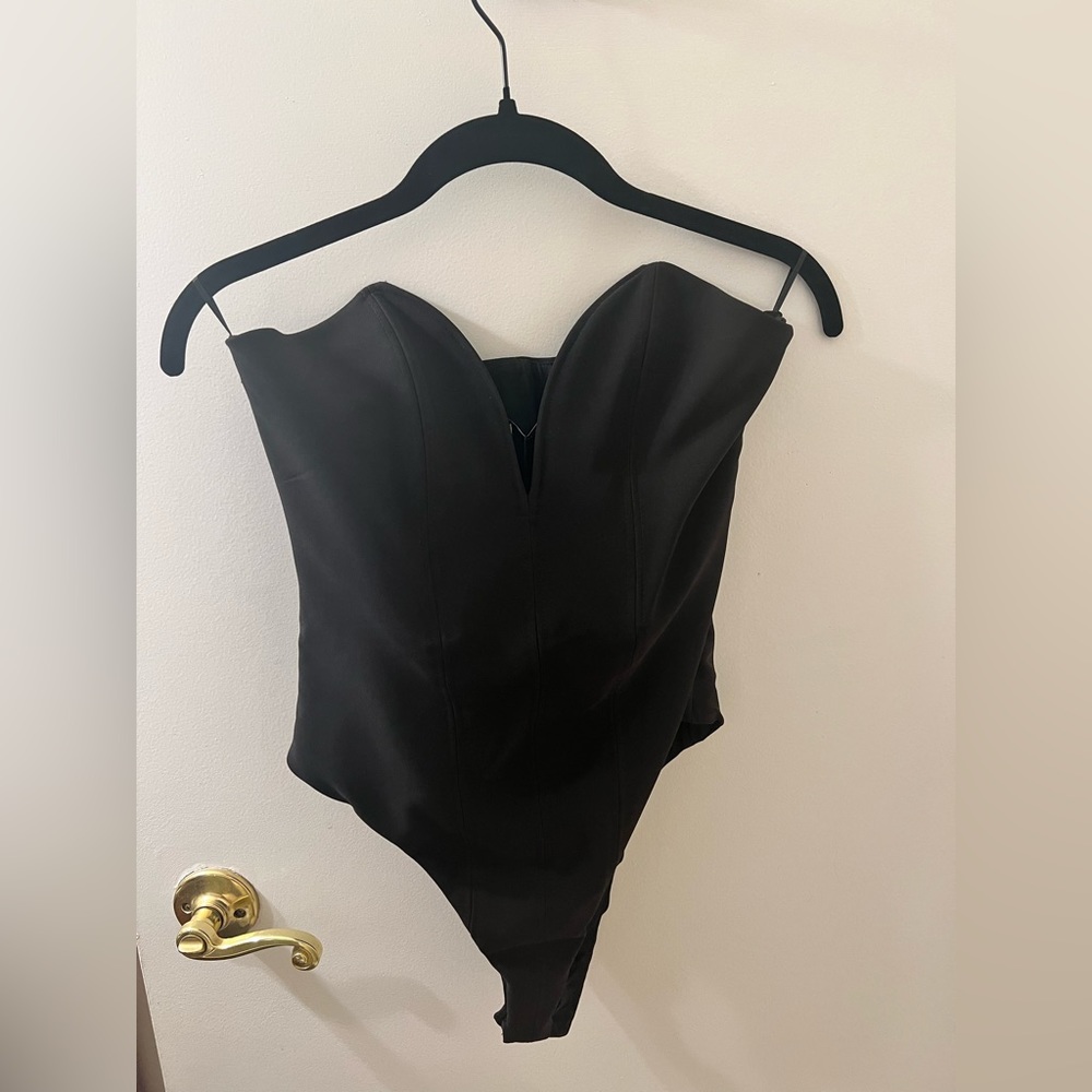 Zara black corset bodysuit